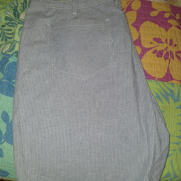 Riders by Lee pin stripe cotton Shorts Size 3xl24W - Picture 15 of 16